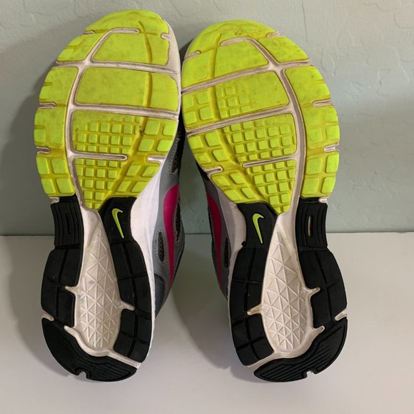Nike Revolution Gray Neon Yellow and Pink Running Shoe Women’s size 8.5 - Picture 6 of 6
